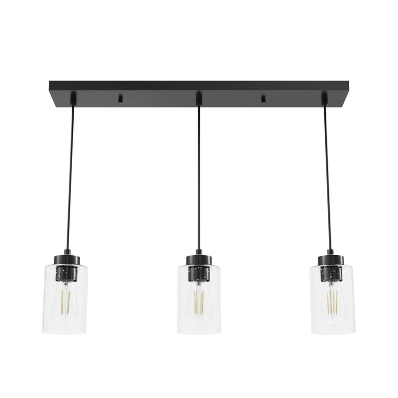 Hunter 13070 Three Light Pendant, Noble Bronze