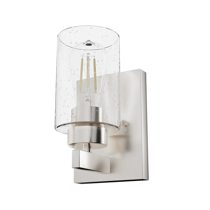 Hunter 13071 One Light Wall Sconce, Brushed Nickel