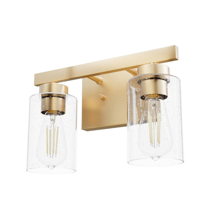 Hunter 13075 Two Light Bathroom Vanity, Alturas Gold