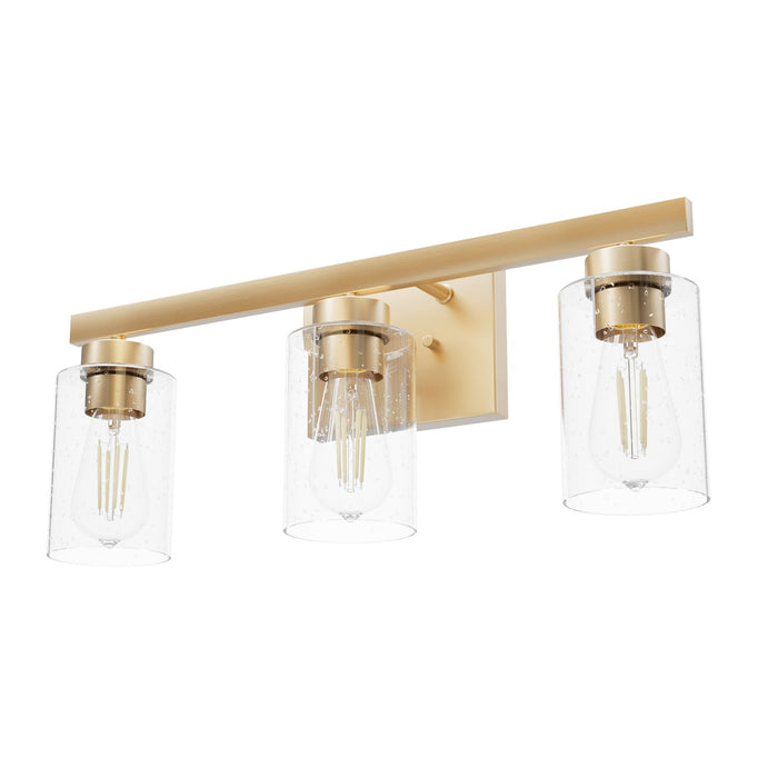 Hunter 13078 Three Light Bathroom Vanity, Alturas Gold