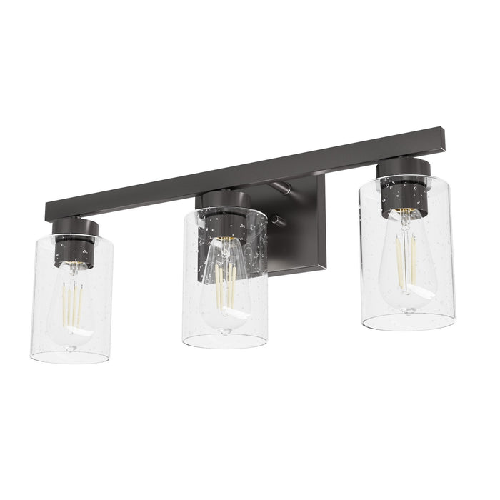 Hunter 13079 Three Light Bathroom Vanity, Noble Bronze