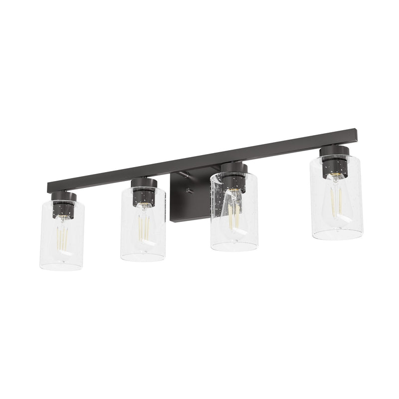 Hunter 13082 Four Light Bathroom Vanity, Noble Bronze