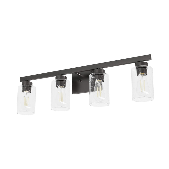 Hunter 13082 Four Light Bathroom Vanity, Noble Bronze