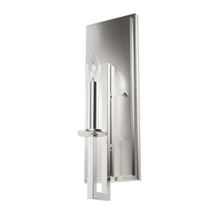 Hunter 19627 One Light Wall Sconce, Brushed Nickel
