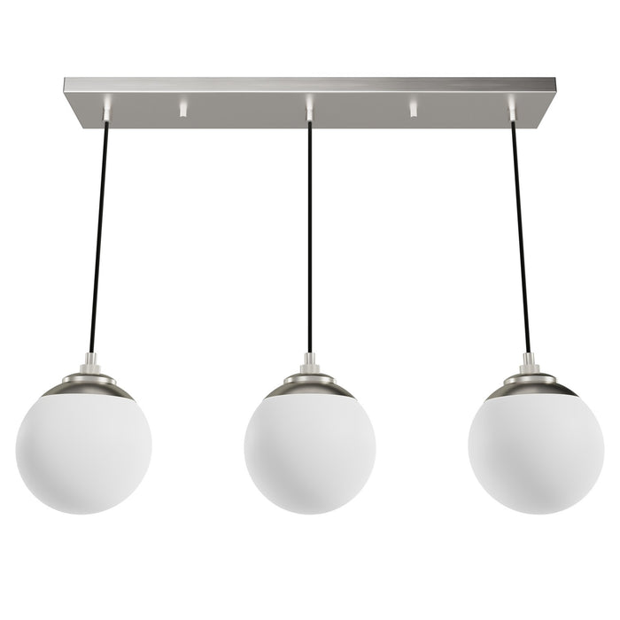 Hunter 19799 Three Light Pendant, Brushed Nickel