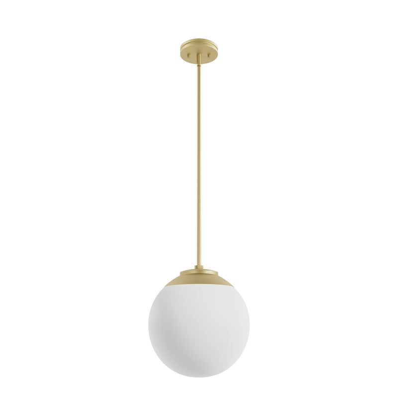 Hunter 19847 One Light Pendant, Modern Brass