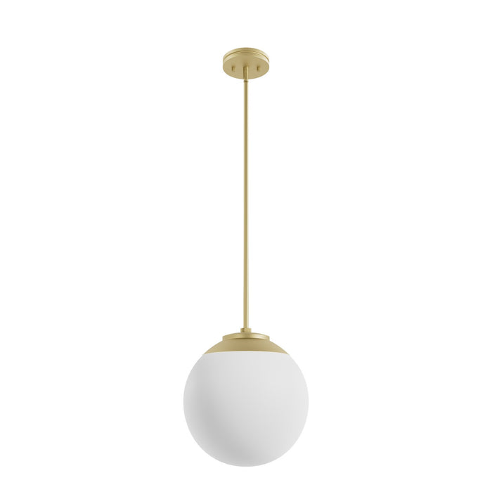 Hunter 19847 One Light Pendant, Modern Brass