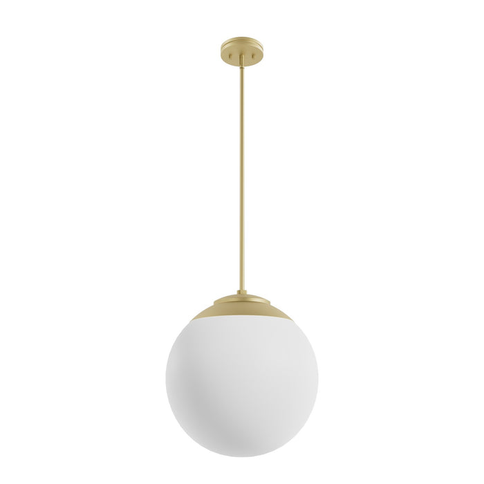 Hunter 19850 Three Light Pendant, Modern Brass
