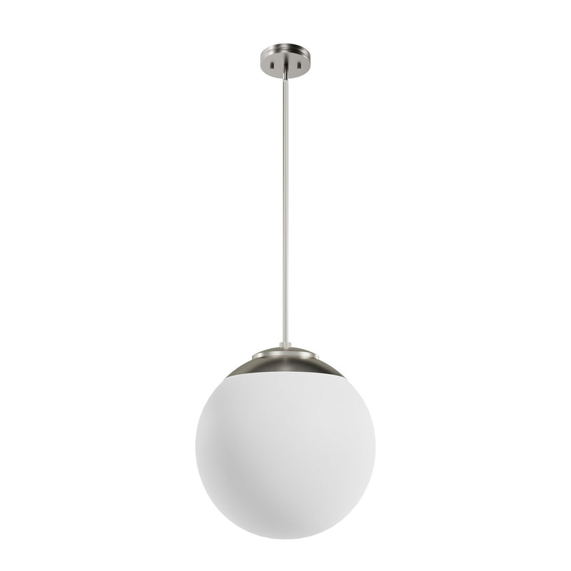 Hunter 19851 Three Light Pendant, Brushed Nickel