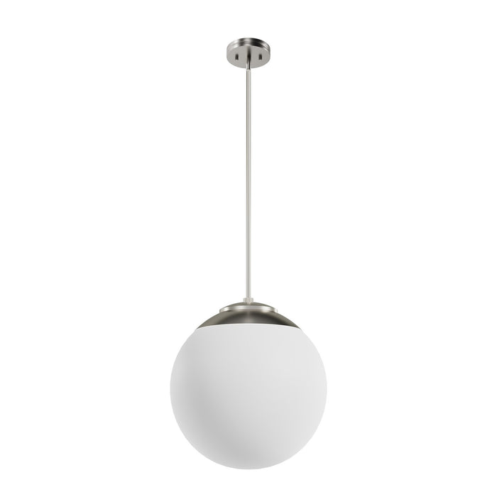 Hunter 19851 Three Light Pendant, Brushed Nickel