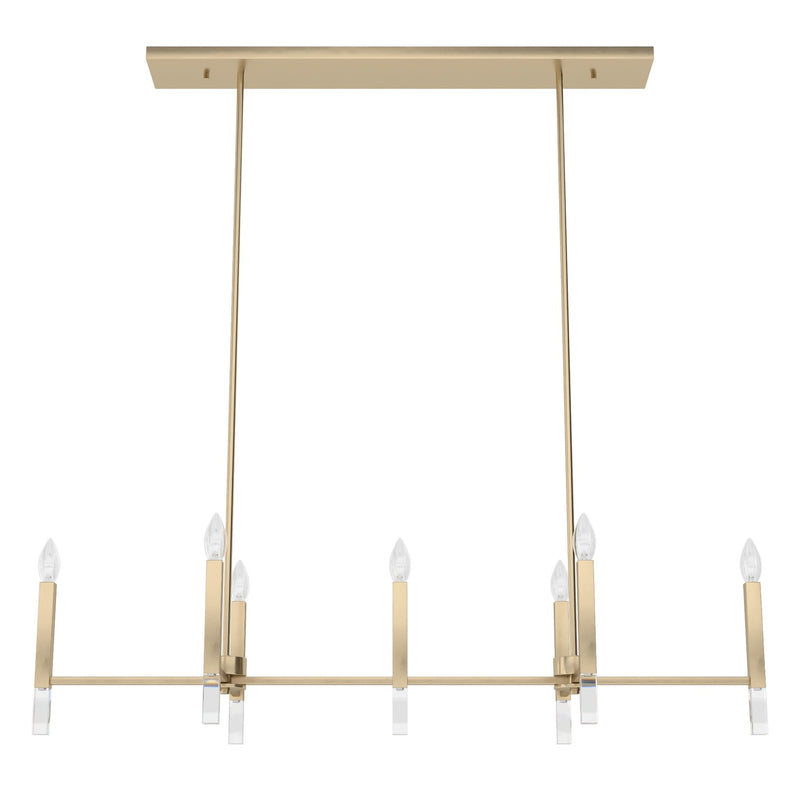 Hunter 19986 Seven Light Chandelier, Alturas Gold
