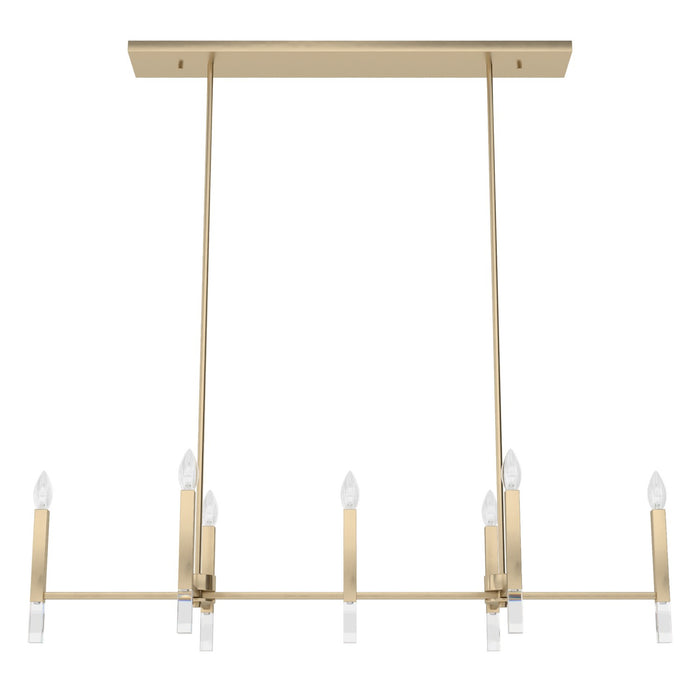 Hunter 19986 Seven Light Chandelier, Alturas Gold