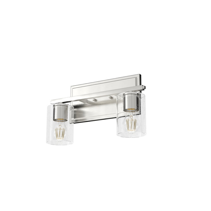 Hunter 48027 Two Light Vanity, Brushed Nickel