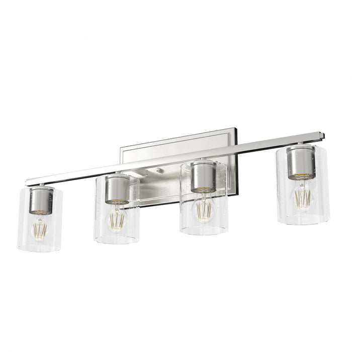 Hunter 48032 Four Light Bathroom Vanity, Brushed Nickel