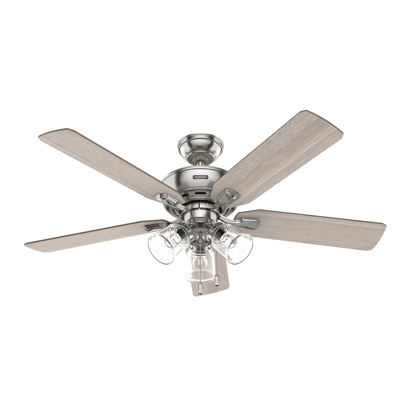 Hunter 51596 52" Ceiling Fan, Brushed Nickel