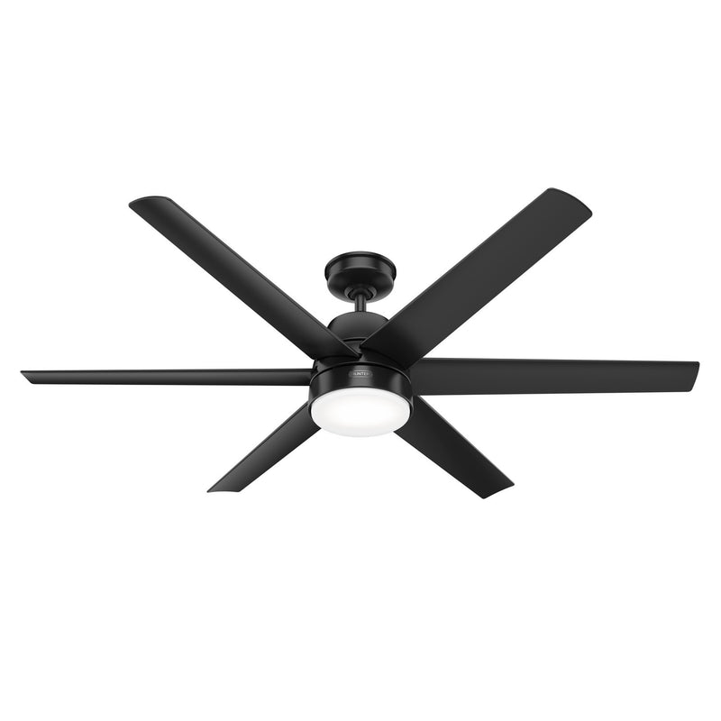 Hunter 51875 60" Ceiling Fan, Matte Black
