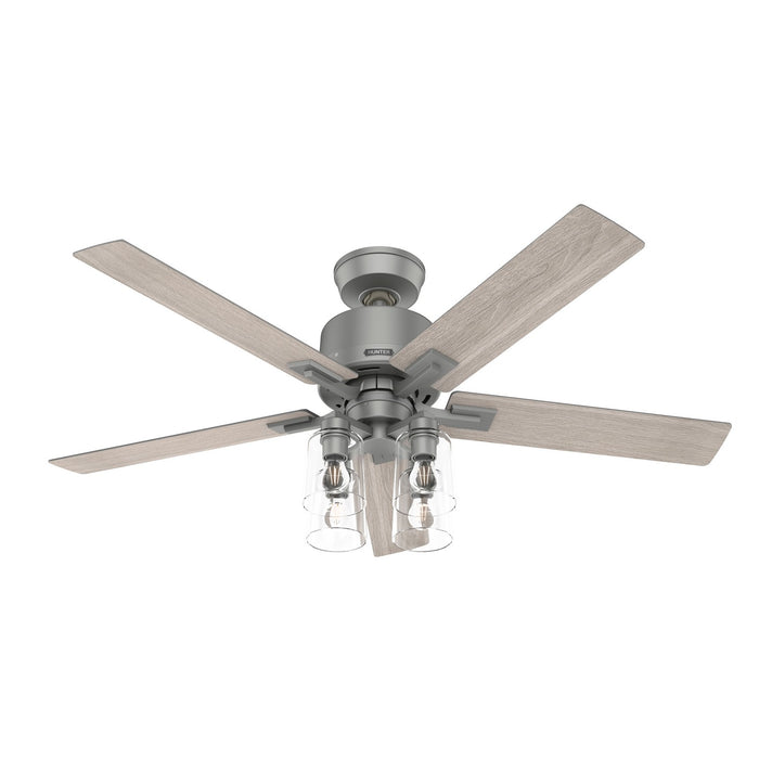 Hunter 52310 52" Ceiling Fan, Matte Silver