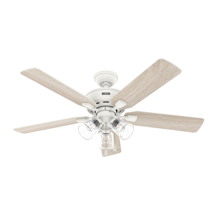 Hunter 52344 52" Ceiling Fan, Matte White