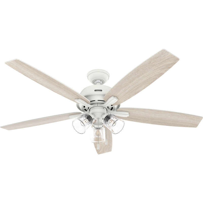 Hunter 52347 60" Ceiling Fan, Matte White