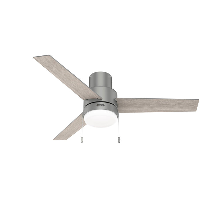 Hunter 52377 52" Ceiling Fan, Matte Silver
