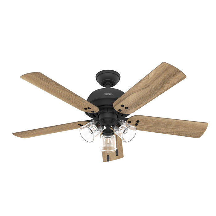 Hunter 52381 52" Ceiling Fan, Matte Black