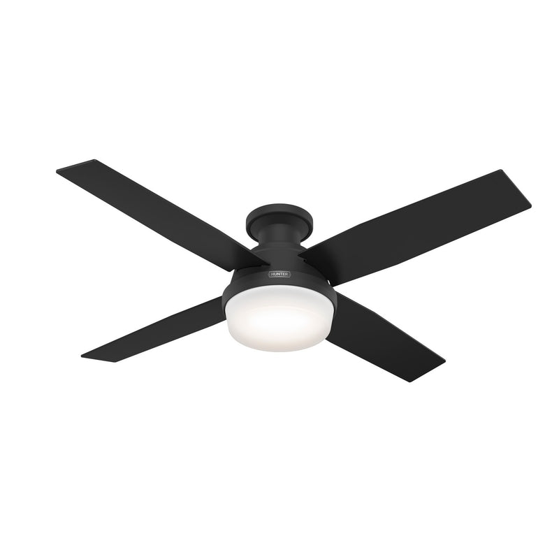 Hunter 52389 52" Ceiling Fan, Matte Black