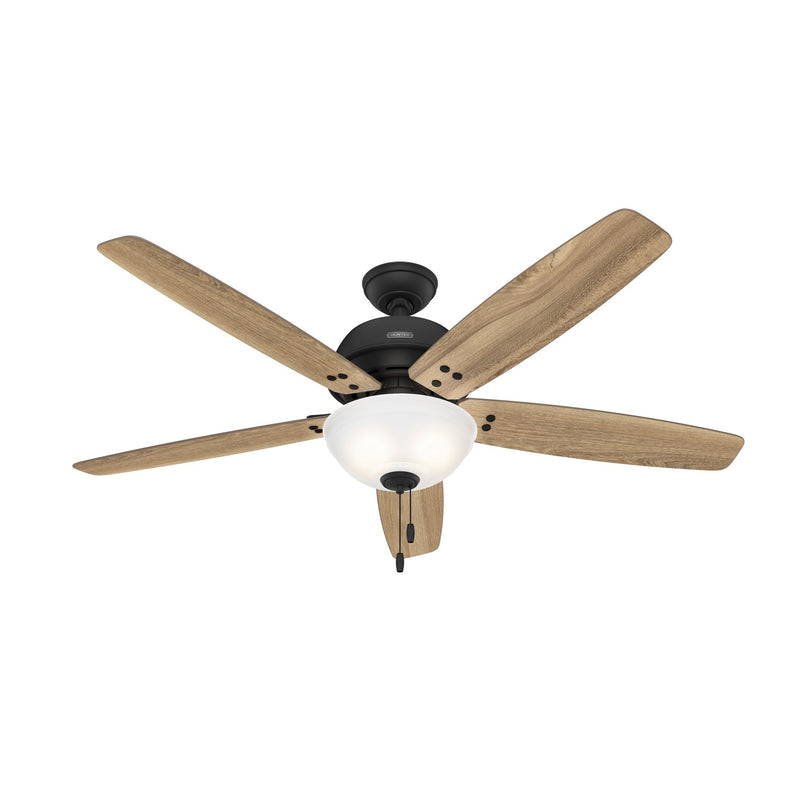 Hunter 52400 60" Ceiling Fan, Matte Black