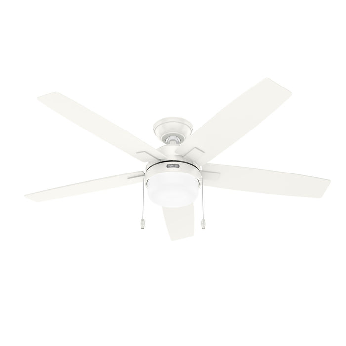 Hunter 52487 52" Ceiling Fan, Fresh White