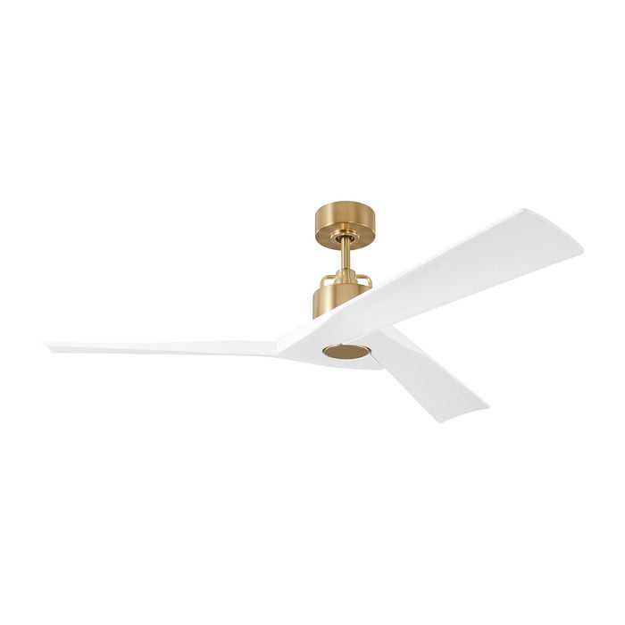 Visual Comfort Fan 3ALMSM52BBS 52" Ceiling Fan, Burnished Brass