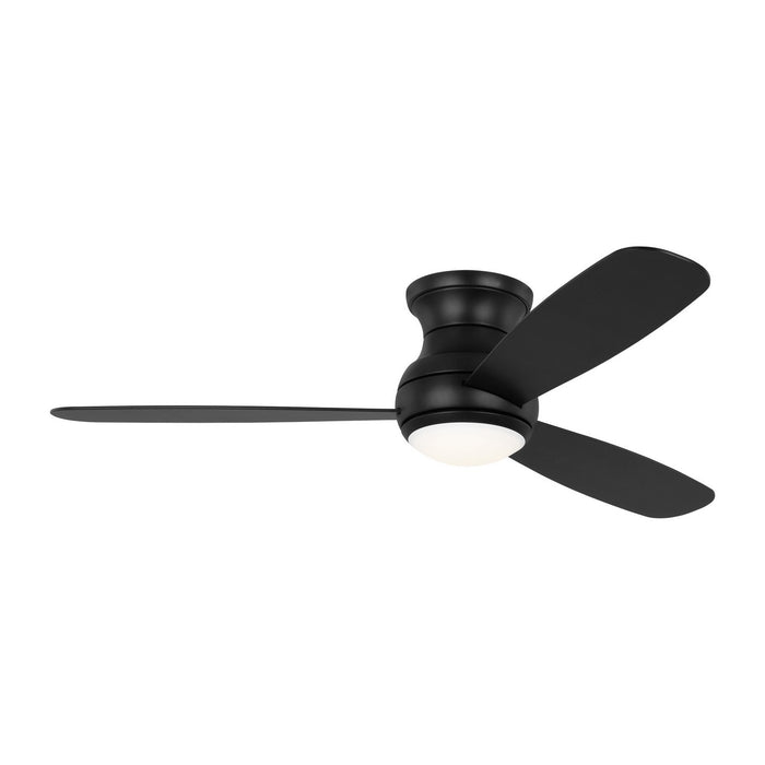 Generation Lighting 3OBSHR52MBKD 52" Ceiling Fan, Midnight Black