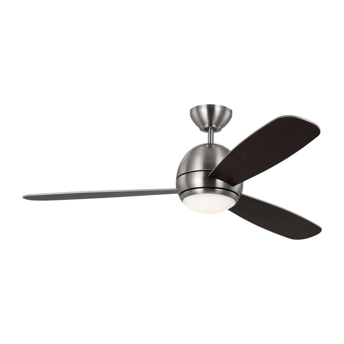 Generation Lighting 3OBSR52BSD 52" Ceiling Fan, Brushed Steel