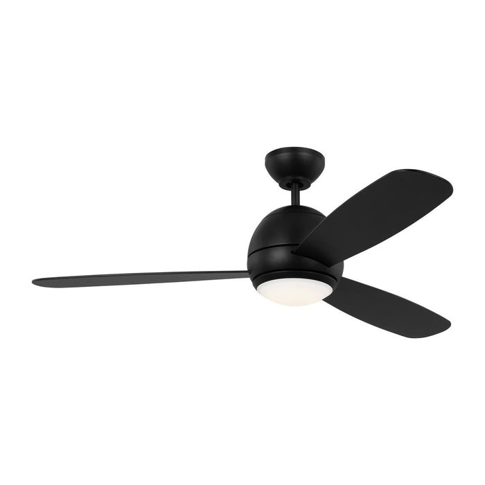 Generation Lighting 3OBSR52MBKD 52" Ceiling Fan, Midnight Black