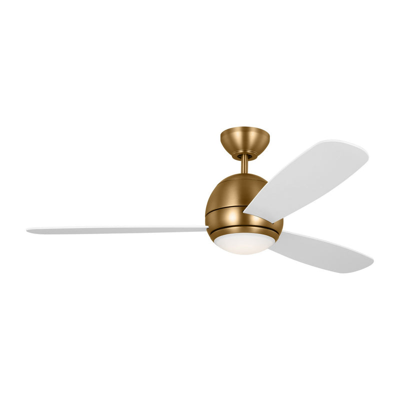 Generation Lighting 3OBSR52SBD 52" Ceiling Fan, Satin Brass