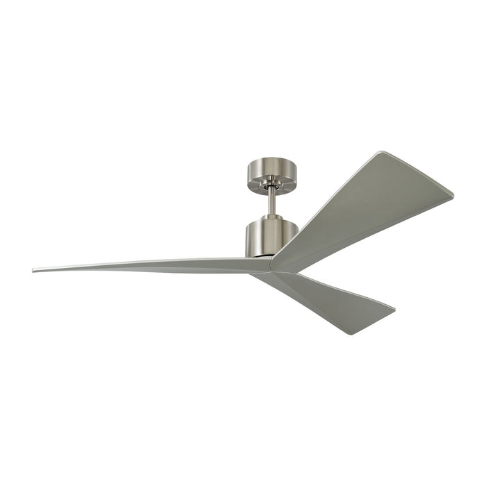 Visual Comfort Fan 3ADR52BS 52" Ceiling Fan, Brushed Steel