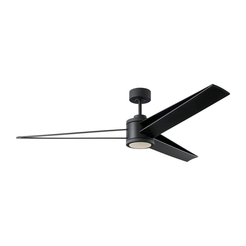 Visual Comfort Fan 3AMR60MBKD 60" Ceiling Fan, Midnight Black