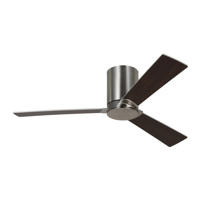 Visual Comfort Fan 3RZHR44BS 44" Ceiling Fan, Brushed Steel