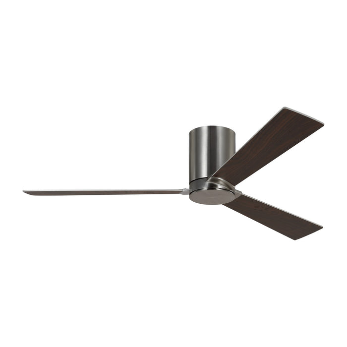 Visual Comfort Fan 3RZHR52BS 52" Ceiling Fan, Brushed Steel