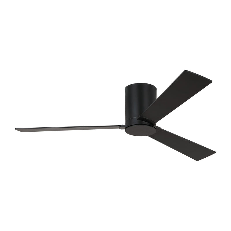Visual Comfort Fan 3RZHR52MBK 52" Ceiling Fan, Midnight Black