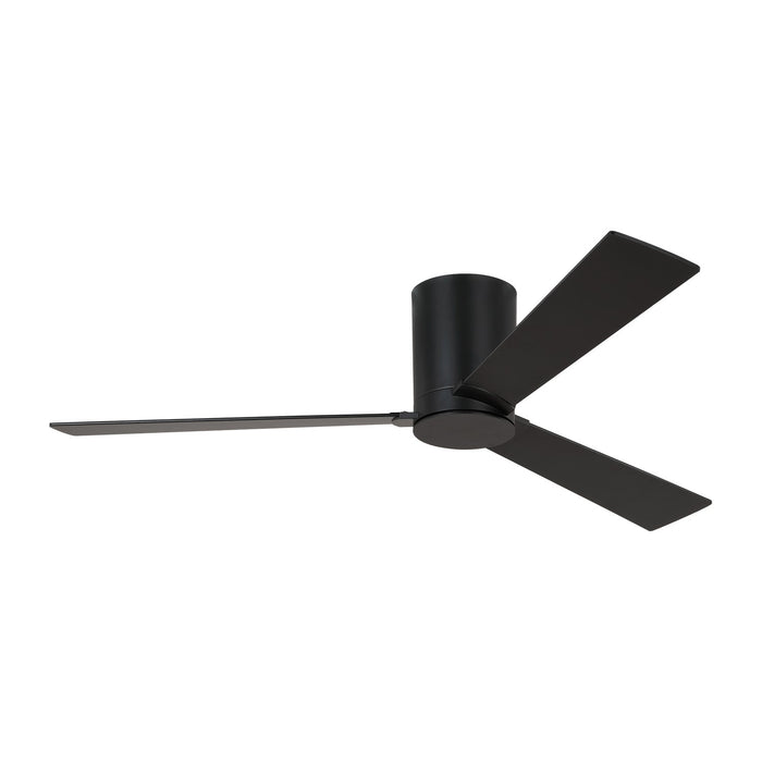 Visual Comfort Fan 3RZHR52MBK 52" Ceiling Fan, Midnight Black