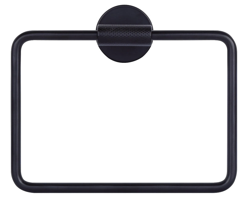 Canarm BA108A09BK Towel Ring, Matte Black