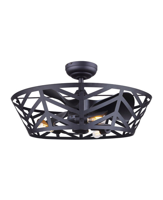 Canarm CF24MAU3BK 24" Ceiling Fan, Matte Black