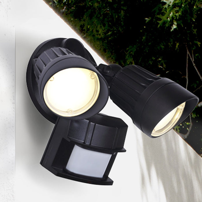 Canarm HO-01-02S-BK LED Security Light, Black
