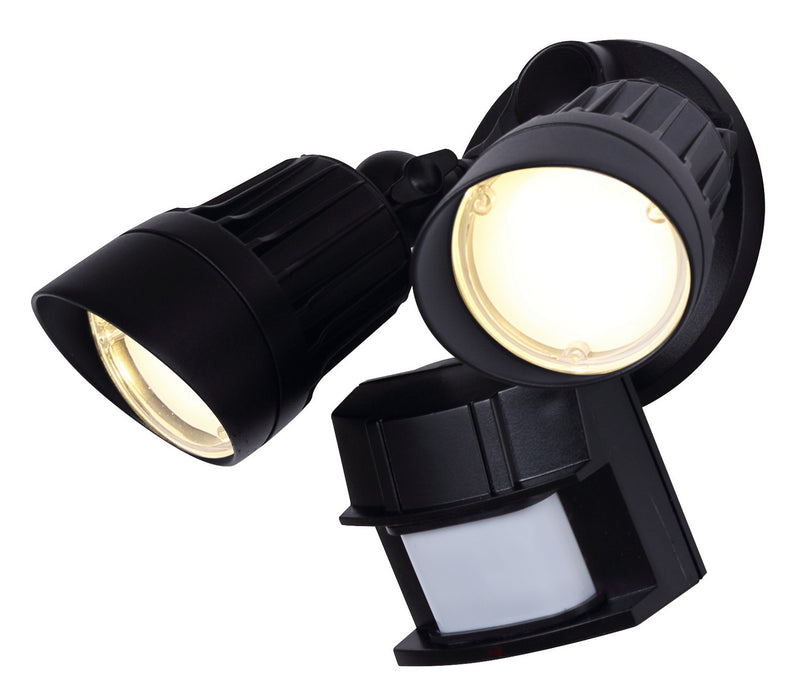 Canarm HO-01-02S-BK LED Security Light, Black