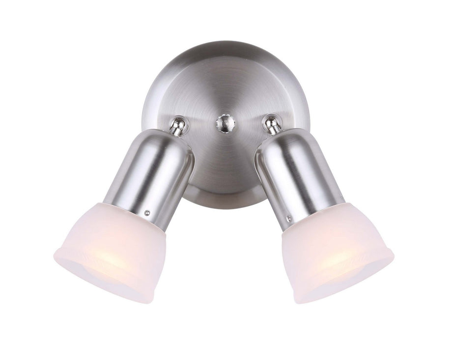 Canarm ICW9251 Two Light Track Lighting, Brushed Pewter