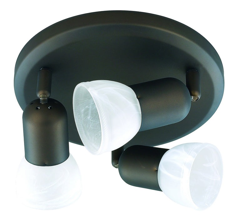 Canarm ICW9313 Three Light Track Lighting, Oil Rubbed Bronze