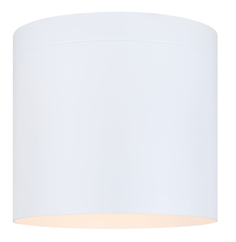 Canarm IFM1071A08WH One Light Flush Mount, Matte White
