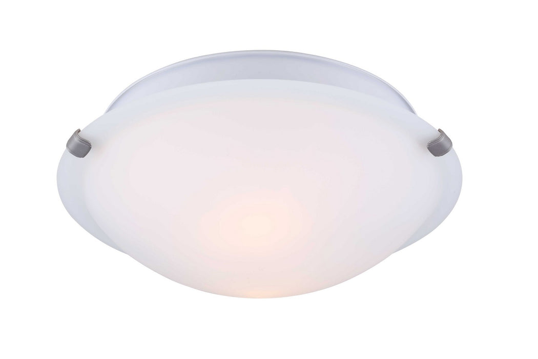 Canarm IFM161251 Two Light Flush Mount, Brushed Pewter