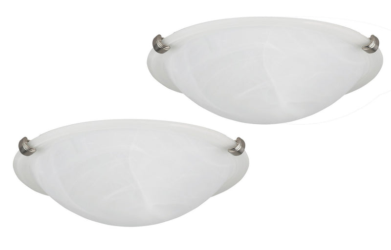 Canarm IFM161251T Two Light Flush Mount, Brushed Pewter