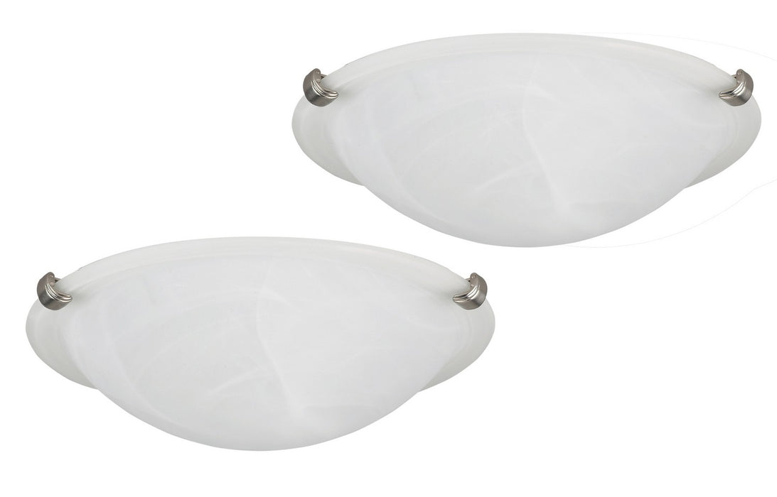 Canarm IFM161251T Two Light Flush Mount, Brushed Pewter