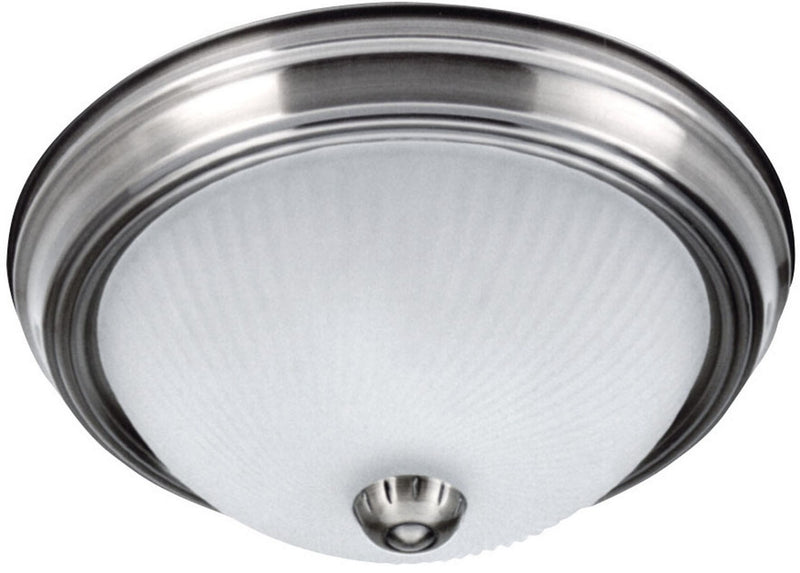 Canarm IFM21351 Two Light Flush Mount, Brushed Pewter